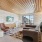 a room with large windows and ample seating