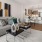 a living room with a couch and a coffee table
