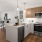 a kitchen with a large island
