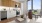 a kitchen with a table and chairs